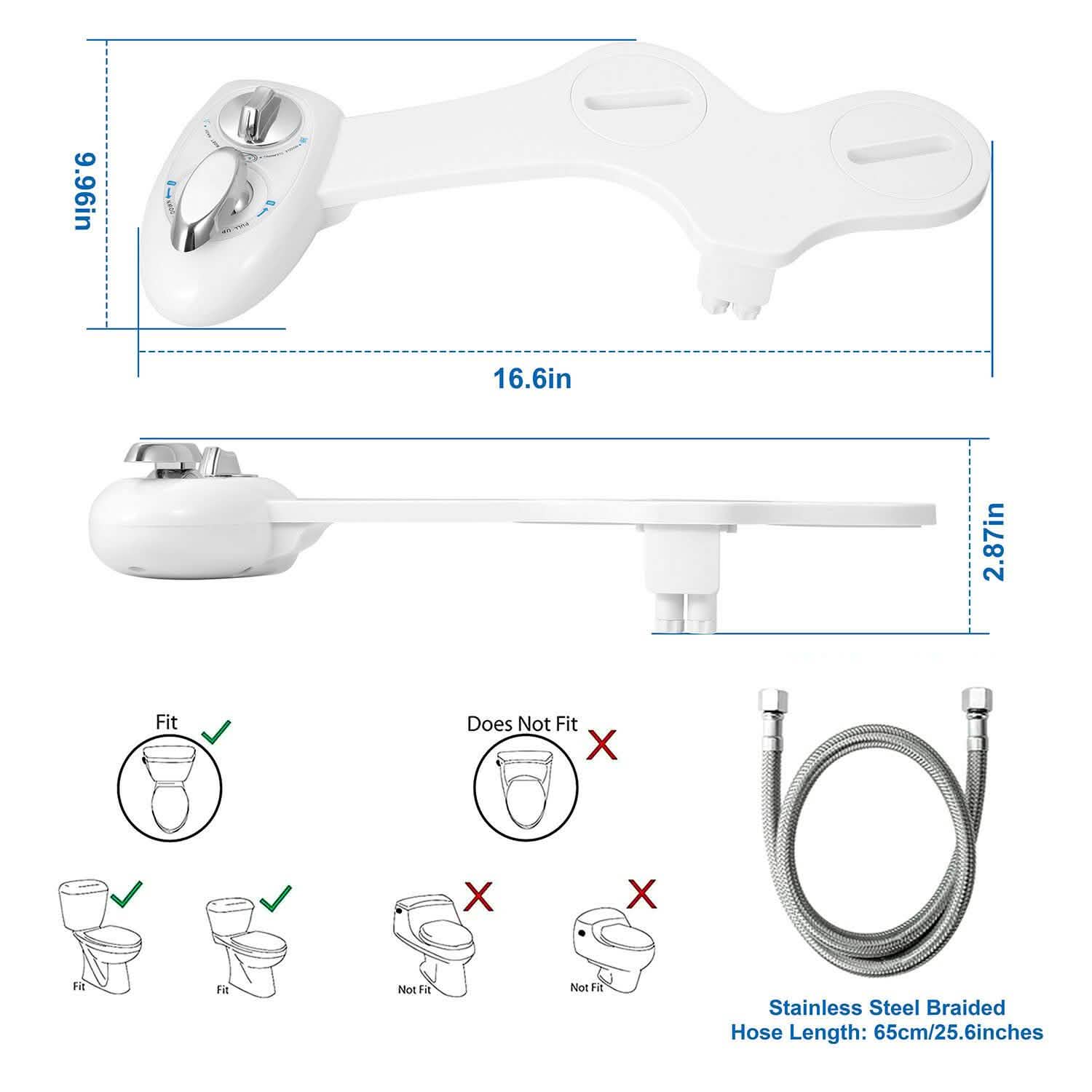 Cold Water Spray Bidet Self-Cleaning