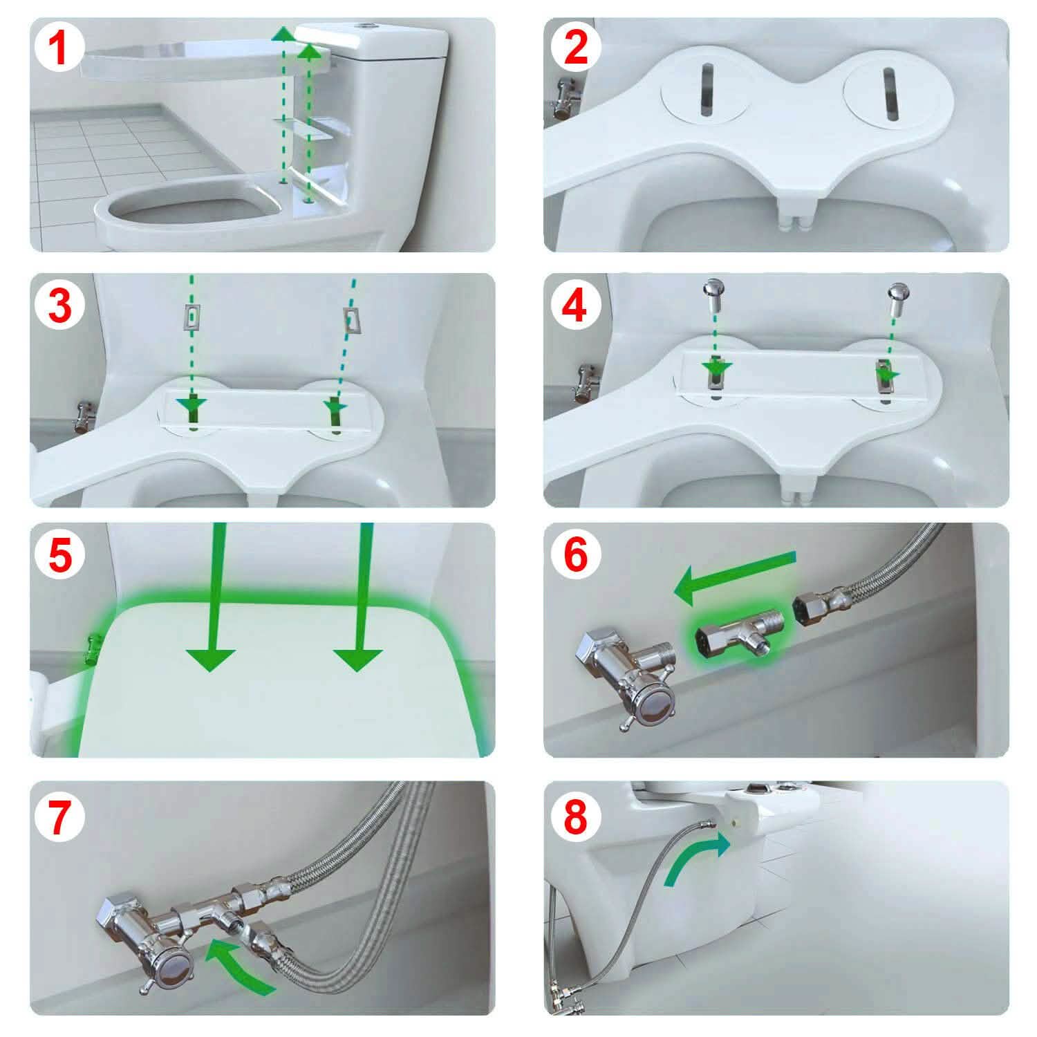 Cold Water Spray Bidet Self-Cleaning