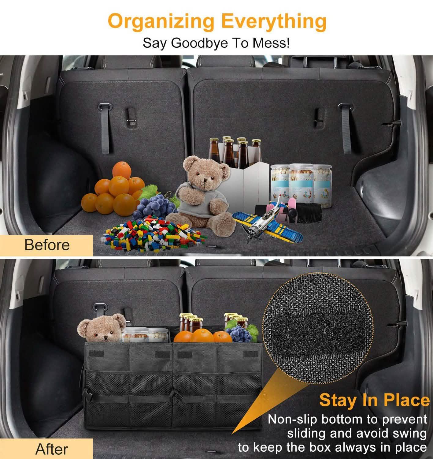 Collapsible Car Trunk Organizer