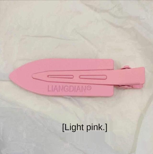 Colorful Hair Clips Seamless Metal Barrettes No Mark Pin Curl Clip Makeup No Crease Hair Styling Tools Modeling Styling Tools Hairpin Gorgeous Hair Accessories For Women