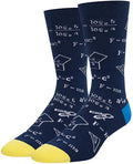 Colorful Mathematical Formula Problem Solving Printed Men's Socks Cotton Socks
