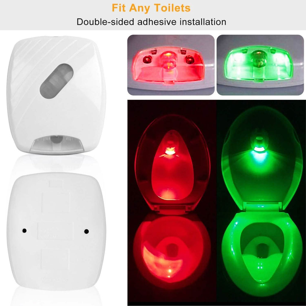 Colorful Toilet Bowl Motion Sensor Lights