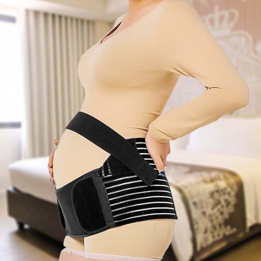 Comfortable Elastic Maternity Support Black Band