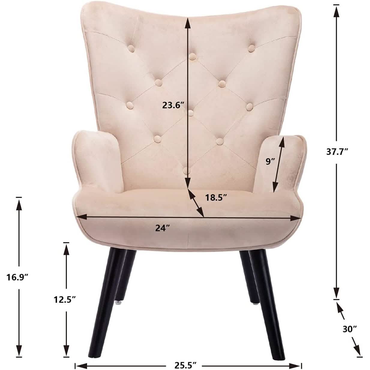 Comfy Lounge Chair with High Back Design