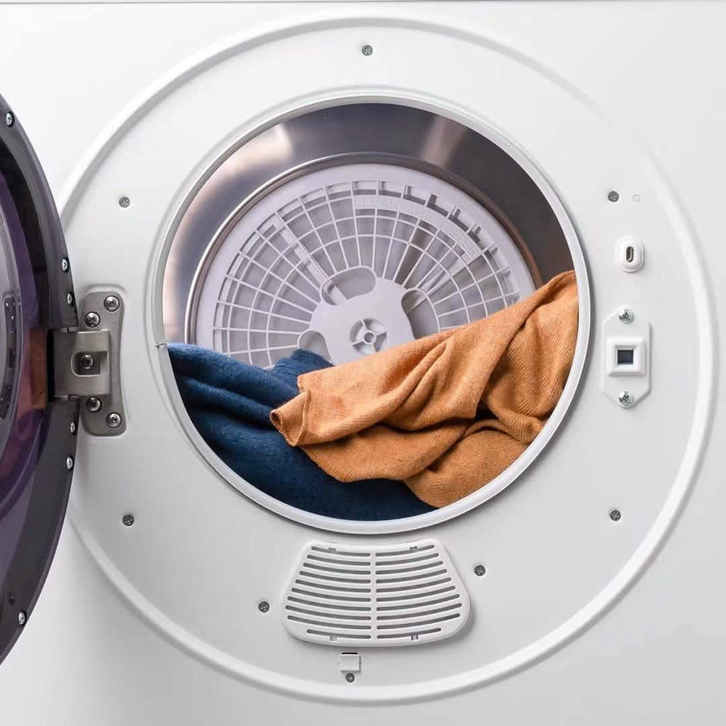 Compact Electric Clothes Dryer with Stainless Steel Tub