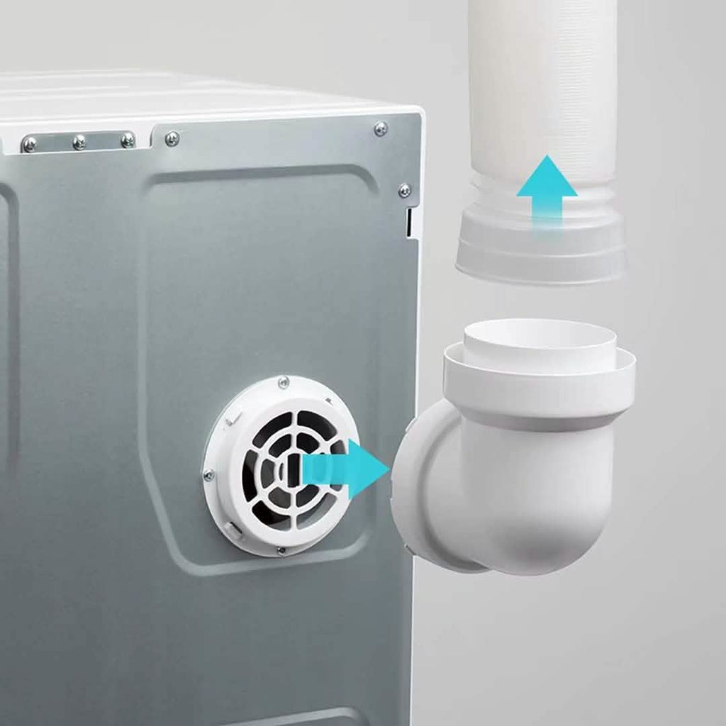 Compact Electric Clothes Dryer with Stainless Steel Tub