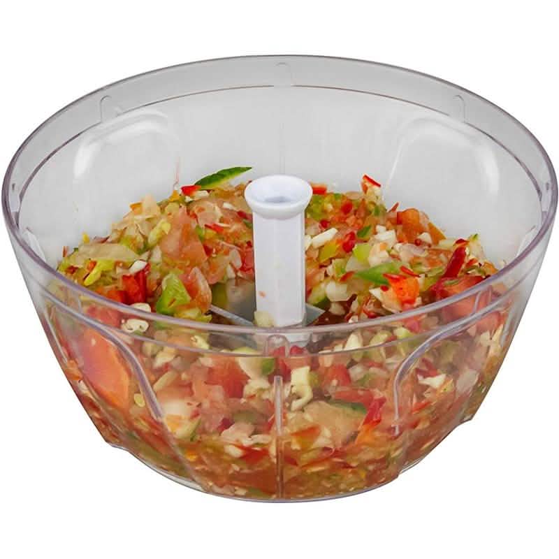 Compact & Powerful Hand Held Vegetable and Fruit Chopper and Slicer