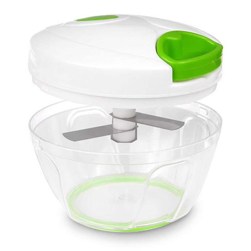 Compact & Powerful Hand Held Vegetable and Fruit Chopper and Slicer