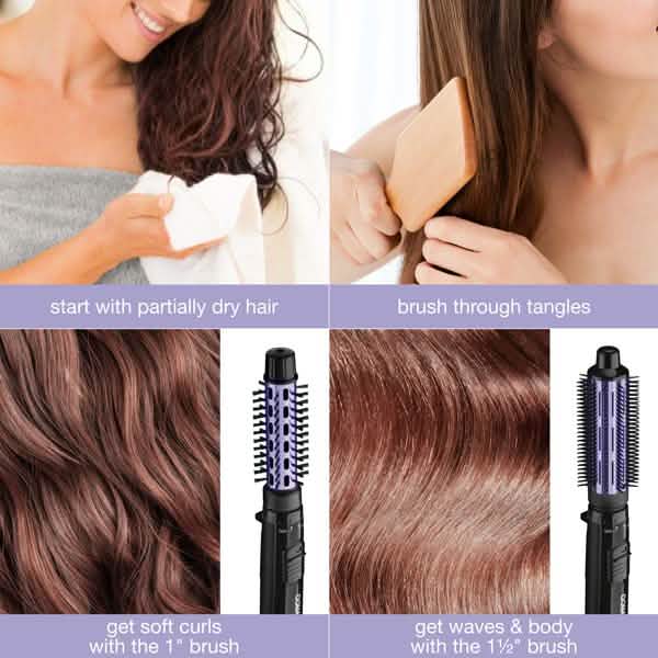 Conair Volume 2-in-1 Hot Air Brush