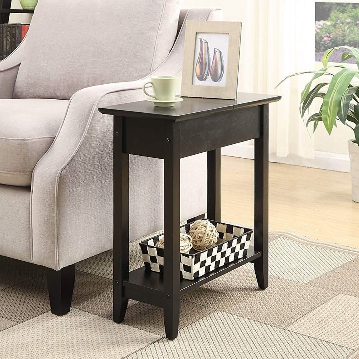 Convenience Concepts American Heritage Flip Top End Table