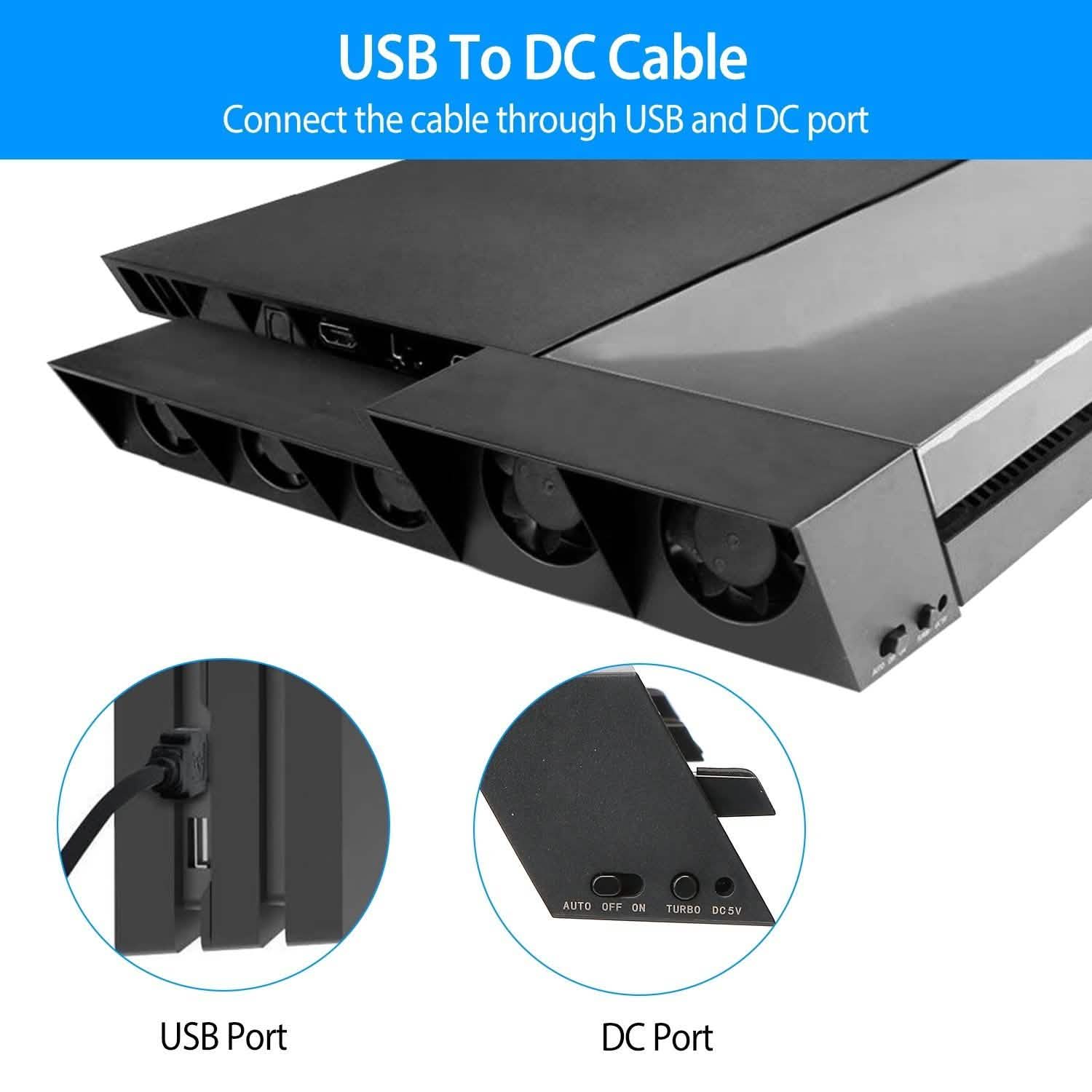 Cooling Fan Fit For PS4 Gaming Console