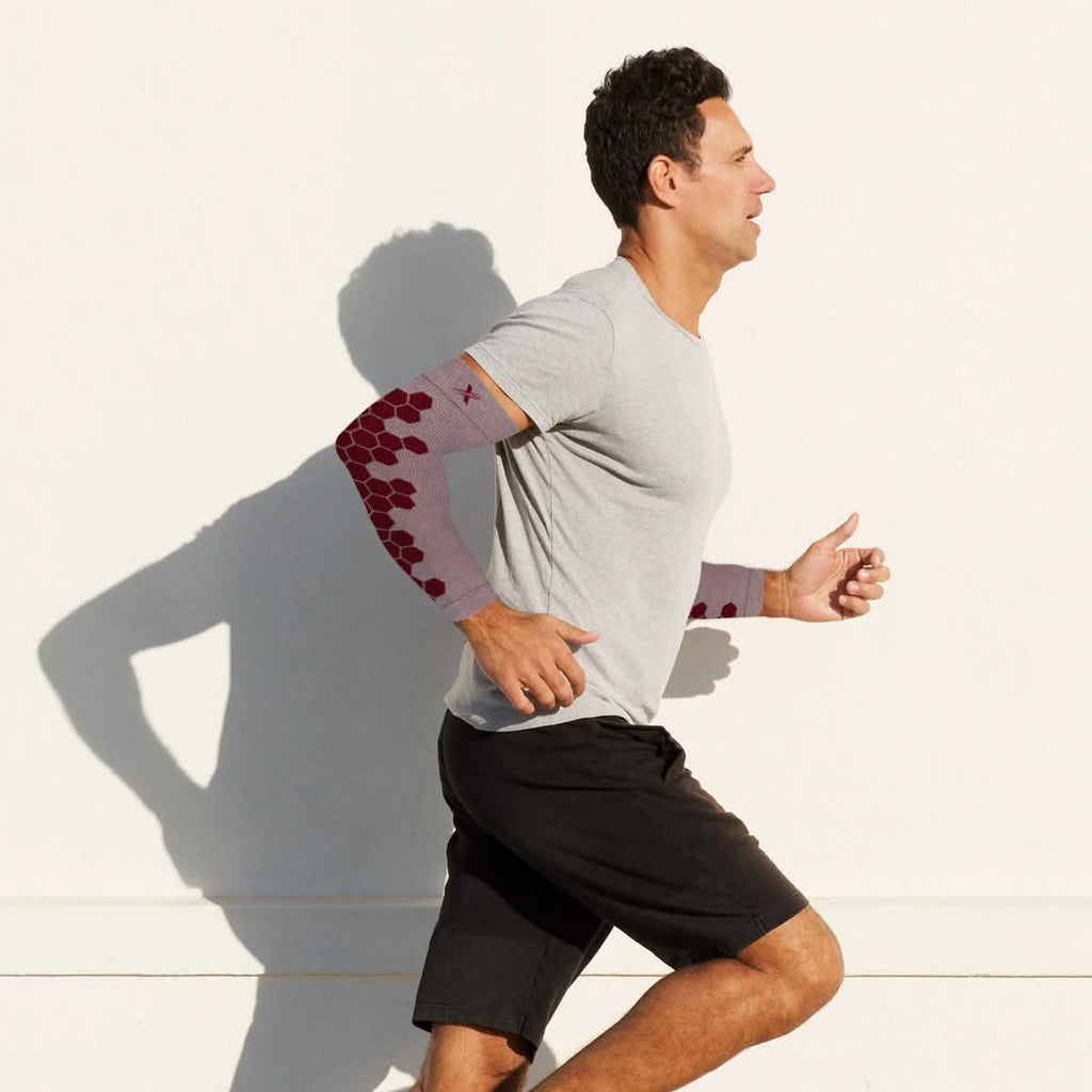 Copper Infused Arm Compression Elbow Support Sleeves