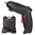 Cordless Electric Screwdriver Set with LED Work Light USB Rechargeable