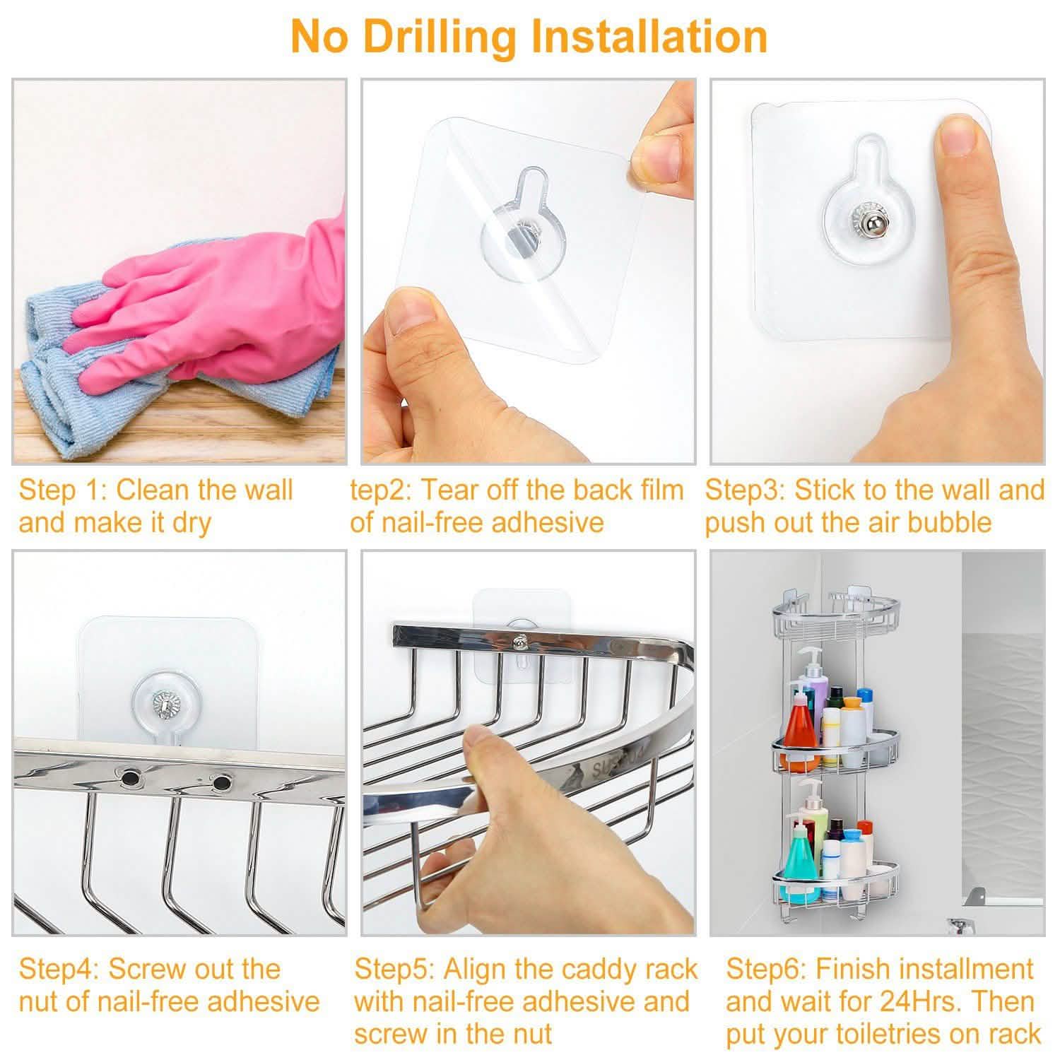 Corner Shower Caddy Shelf
