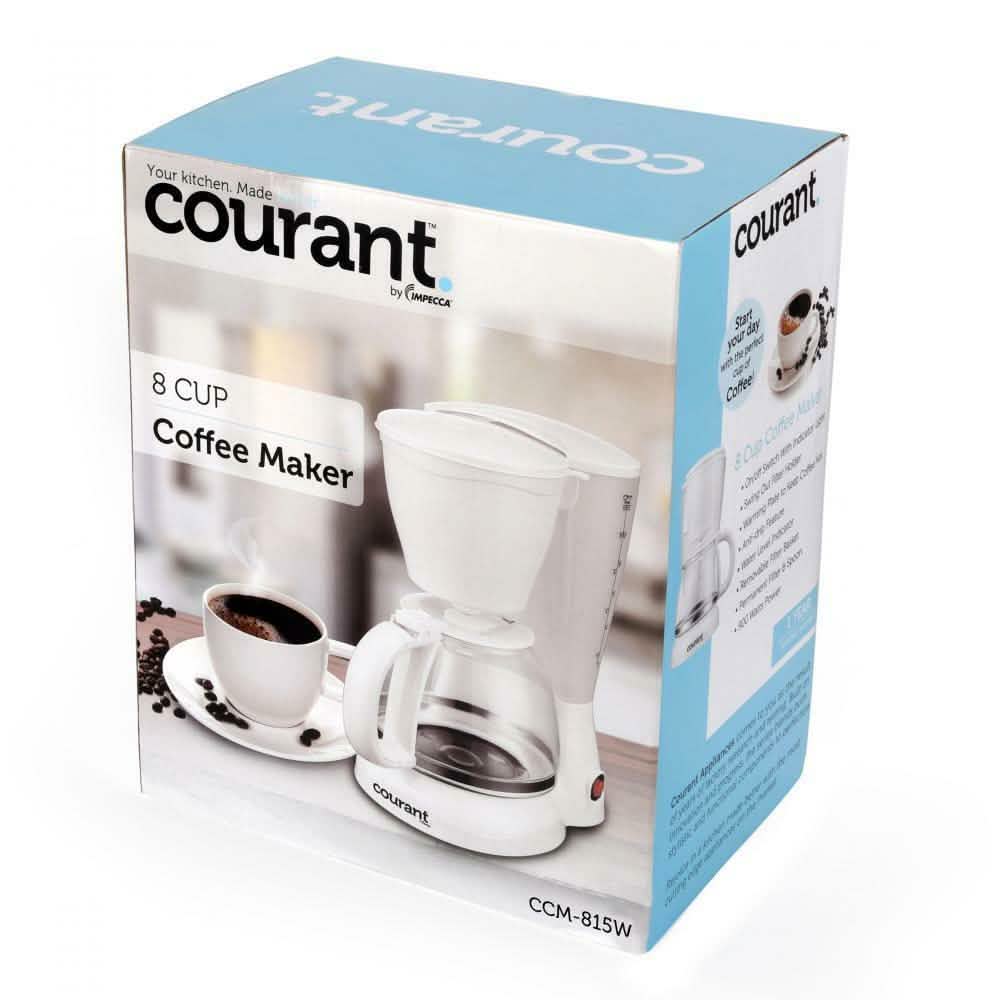 Courant  8 Cup Coffee Maker with Permanent Filter & Spoon