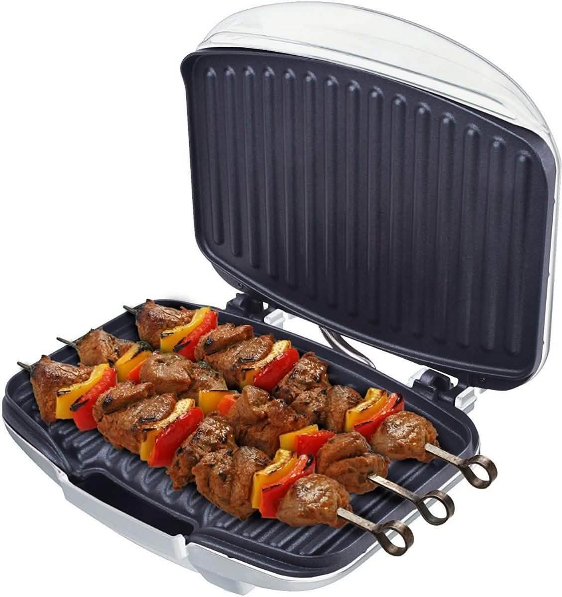 Courant CCG-5681 Grill Champ Contact Grill 4 Servings (White)