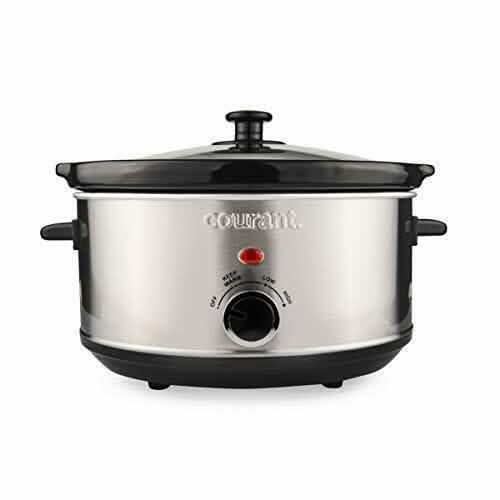 Courant Oval Slow Cooker Crock with Easy Options 3.5 Quart