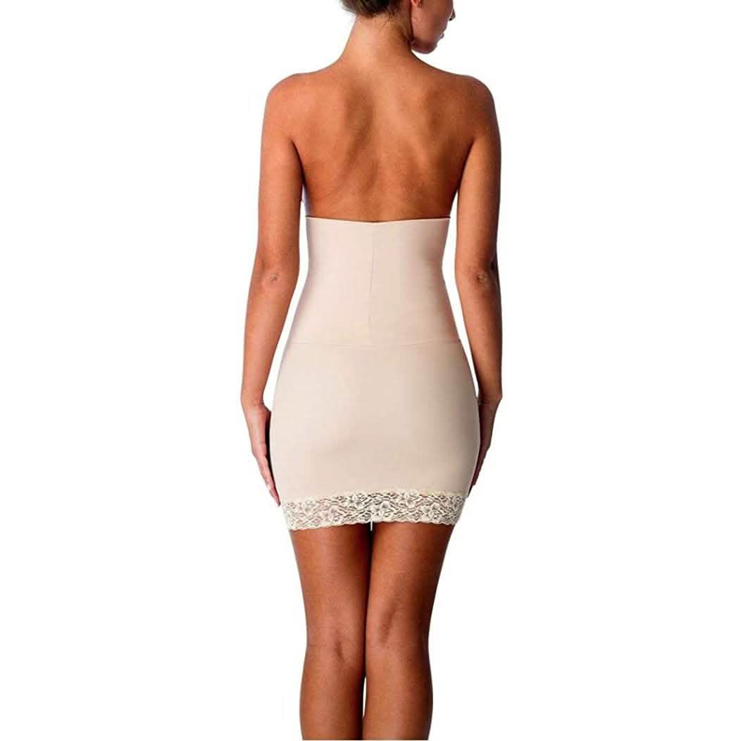 Cover Girl Shapewear Paris Firm Control Half Slip Shaper with Lace for Women