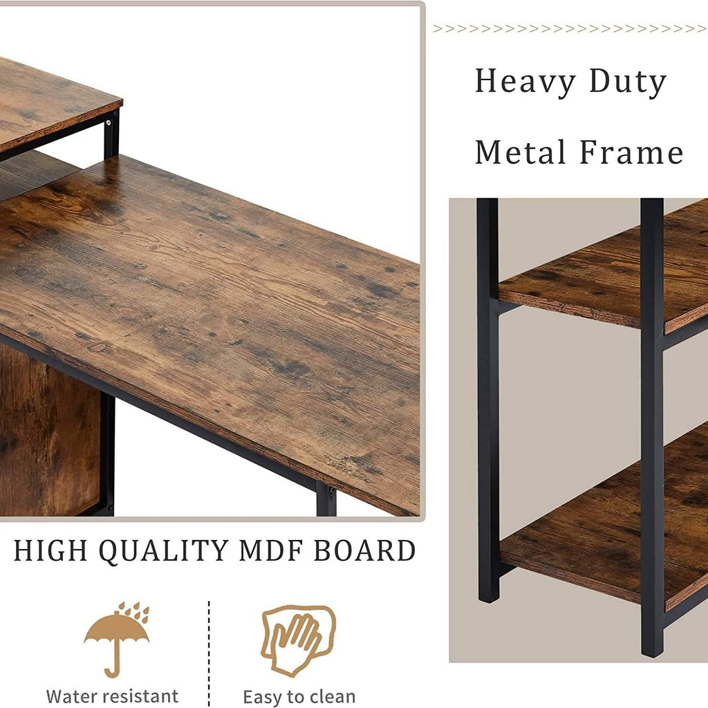 CPU Storage Printer Stand Writing PC Table
