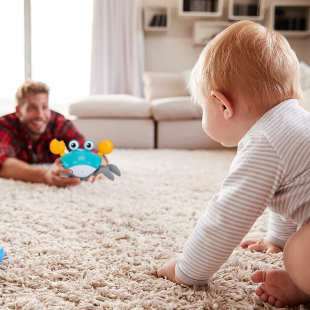 Crawling Crab Baby Toy with Music and LED Light