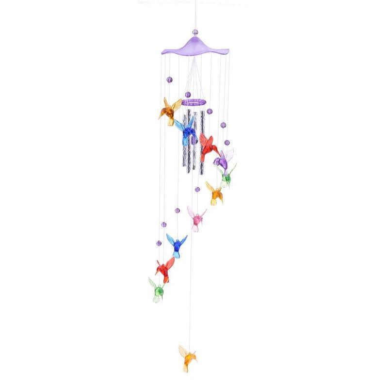 Creative Antique  Wind Bells  Door Hanging Home Decor Silver Wind Chimes Outdoor Yard Garden Tubes Bells Wall Hanging Home Decor Decoration Wind Chimes For Garden Gift Photography Prop