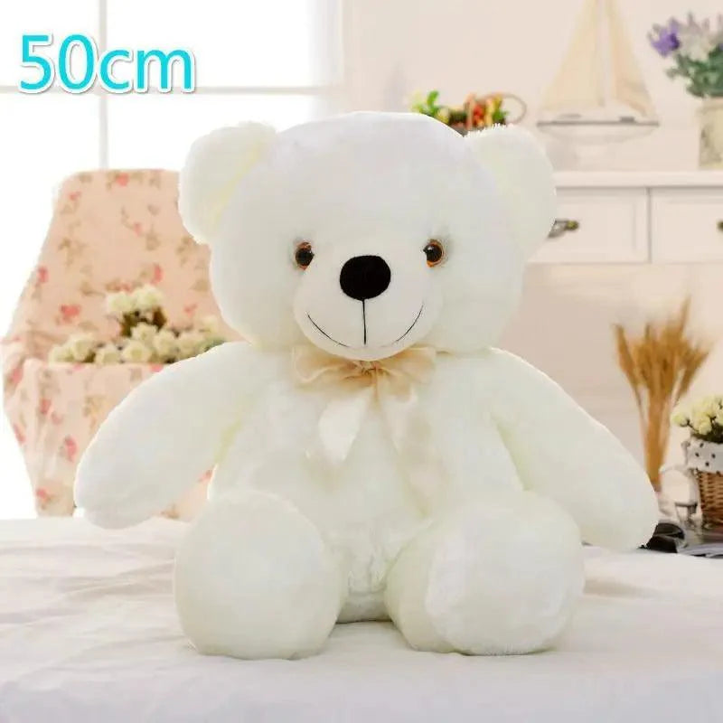 Creative Luminous LED Colorful Glowing Teddy - Plush Toy Colorful Glowing Teddy Bear Christmas Gift for Kid