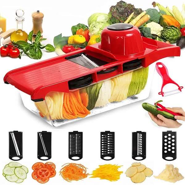 Creative Mandoline Slicer Vegetable Cutter with Stainless Steel Blade