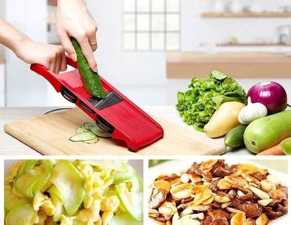 Creative Mandoline Slicer Vegetable Cutter with Stainless Steel Blade