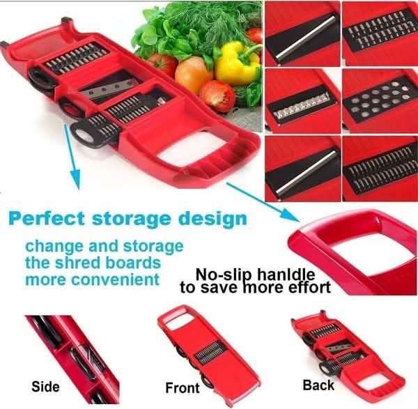 Creative Mandoline Slicer Vegetable Cutter with Stainless Steel Blade