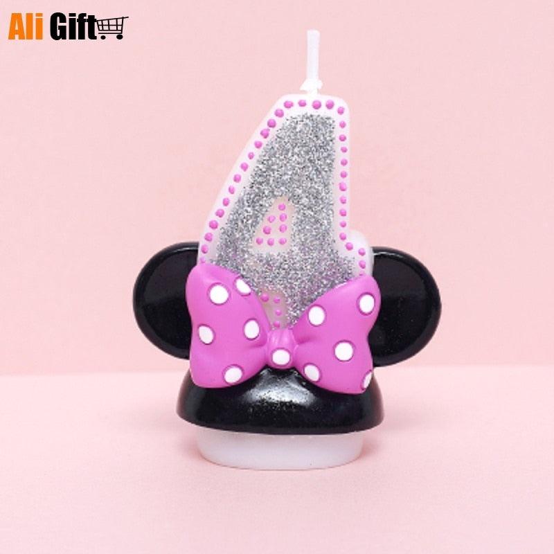 Creative Scented Birthday Weddings Art Candles Digits Cartoon Flameless Candle Cake for Children Gifts Happy Birthday Decoration Children Cute Birthday Cake Candle Party Cake Decoration