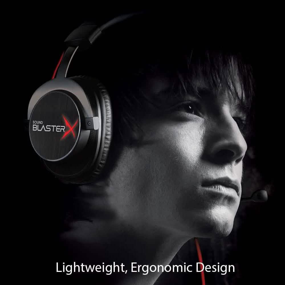 Creative Sound BlasterX H7 Tournament Edition 7.1 Gaming Headset - Black (Refurbished)
