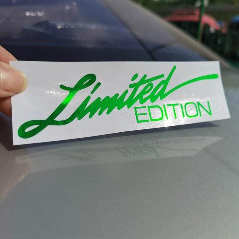 Creative Vinyl Sticker On Car Stickers 3D "LIMITED EDITION" Car Window Sticker Car-Styling Decal Creative Vinyl Sticker On Car Stickers and Decals Window Sticker Car-styling Decal 16CM*3.8CM