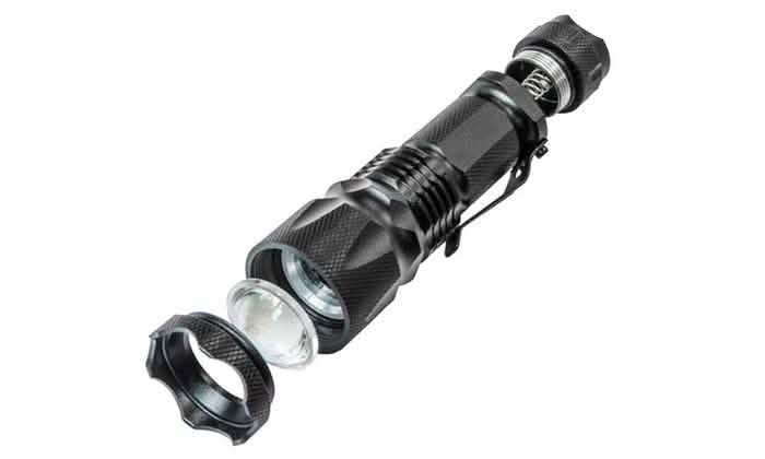 CREE XML T6 2000 Lumen Zoomable 3 Mode Focus LED Waterproof Flashlight
