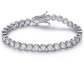 Crown Tennis Bracelet Made with Swarovski Elements