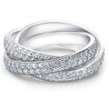Crystal Rolling Eternity Ring