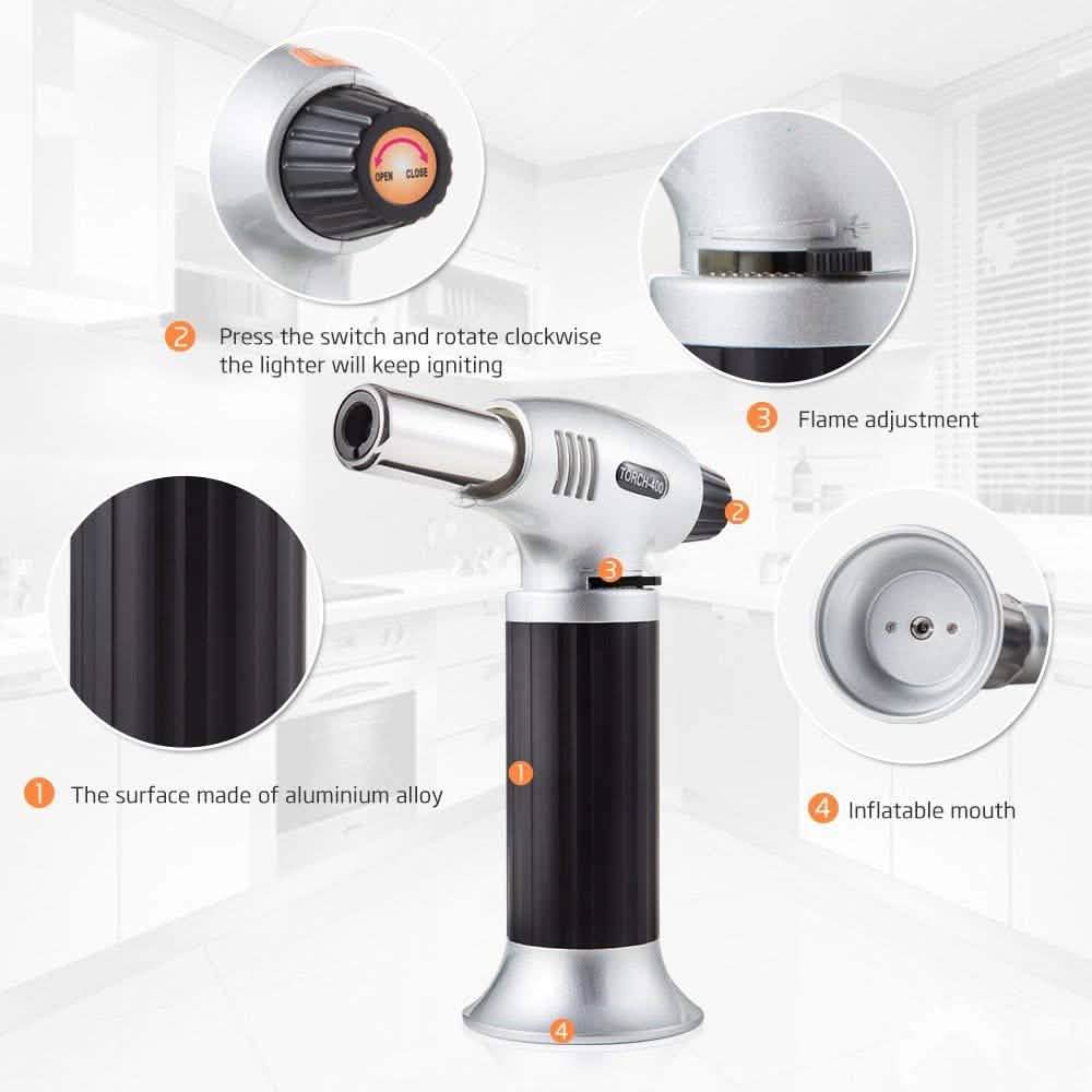 Culinary Butane Blow Torch Chef Kitchen
