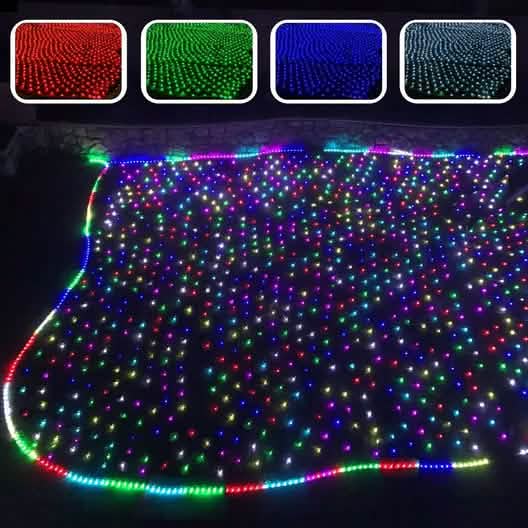 Curtain RGB Mesh LED Lights