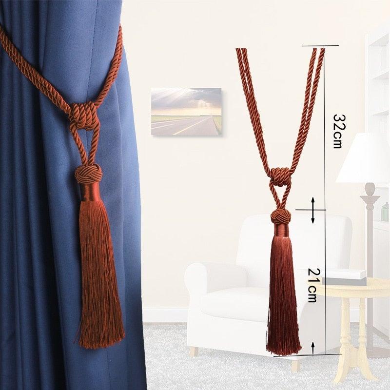 Curtain Tieback Tieback Tassel Tie Backs Decorative Curtain Clips Holdbacks Curtain Accessories For Drape Tassels Curtain Tiebacks Curtain Tassel Tiebacks Hanging Ball Tassel Curtain Hold-Backs Decorative