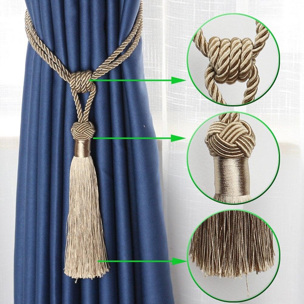 Curtain Tieback Tieback Tassel Tie Backs Decorative Curtain Clips Holdbacks Curtain Accessories For Drape Tassels Curtain Tiebacks Curtain Tassel Tiebacks Hanging Ball Tassel Curtain Hold-Backs Decorative