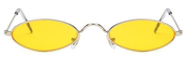 Cute Black Round Style Sun Glasses Design Retro Style Women Sunglasses New Vintage Oval Small Eyewear Metal Light Frame For Female