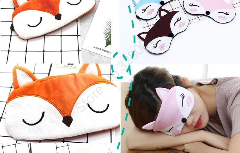 Cute Fox Animal Cotton Plush U Shape Neck Pillow Travel Car Home Pillow Nap Animal Pillow Health Care with Eye Mask Cute Fox U Shaped Neck Pillow for Car Airplane Traveling ,Animal Plush Stuffed Travel Pillow Travel Pillows Cartoon Planes Fox Animal