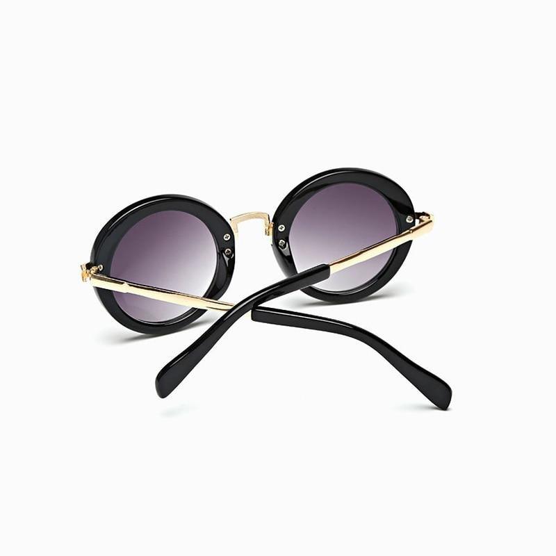 Cute Round Polarized Sunglasses for Kids Girls Boys UV400 Protection Fashionable &  Children's Sunglasses New Cute Baby Round Frame & Colorful Sunshade Mirror For Kids