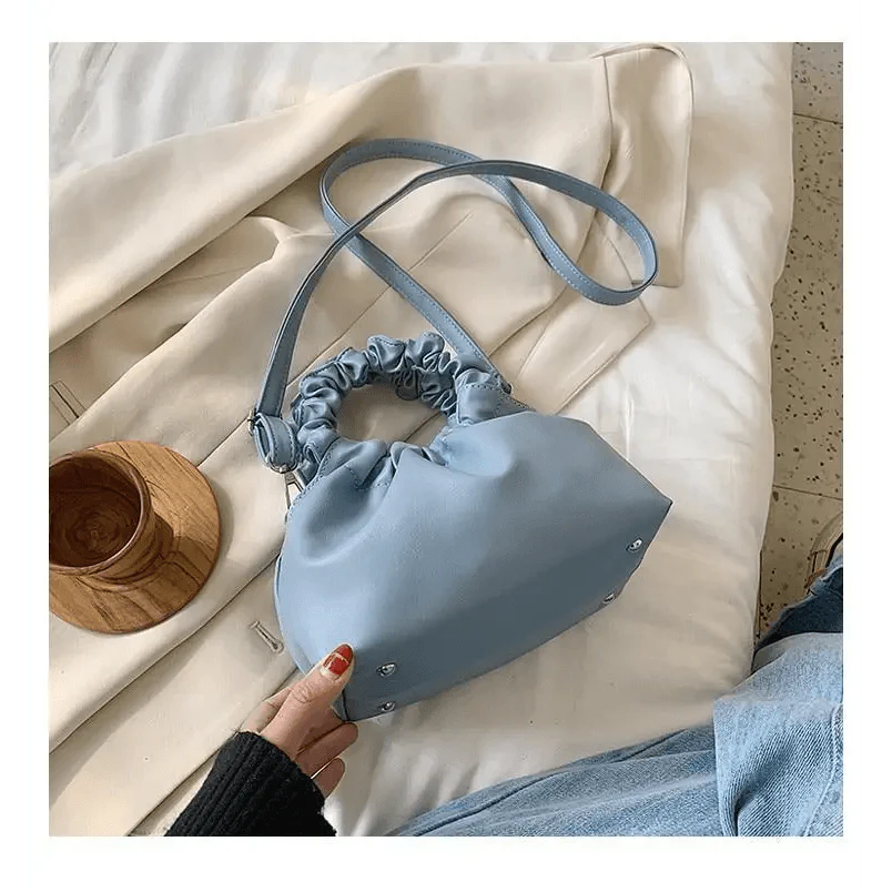 Cute Small Women's Leather Clutches Vintage Style Shoulder Messenger Bags , Handbag And Purses For Women