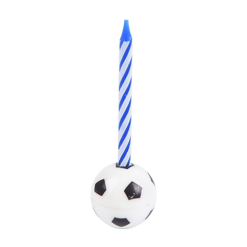 Cute Soccer Ball Football Candles For Birthday Party Kid Football Cake Candles Birthday Candles Soccer Candles Cupcake Toppers Cake Decorating Supplies Decor Wedding Garden Decoration Party Cake