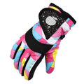 Cute Winter Colorful Mittens For Kids Fashion Style Full-Finger Comfortable And Soft Children Gloves