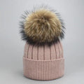 Cute Winter Warm Comfortable Cap Detachable Pom Pom Autumn Super Soft Fashionable Caps For Adults And Kids