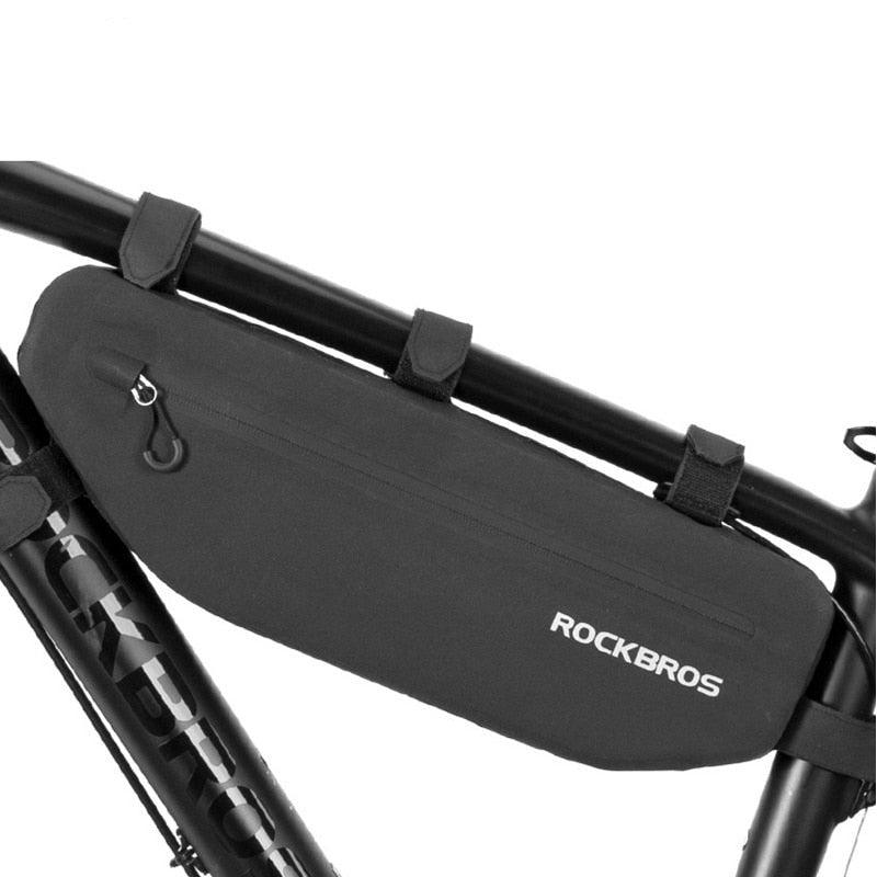 Cycling Bicycle Bags Top Tube Front Frame Bag Waterproof Road  Dirt-resistant Bike Accessories Bags  Bike Frame Bag Waterproof Bike Elegant Design Bag Bicycle Under Top Tube Bag Corner Pouch Storage Bag For Cycling Accessories