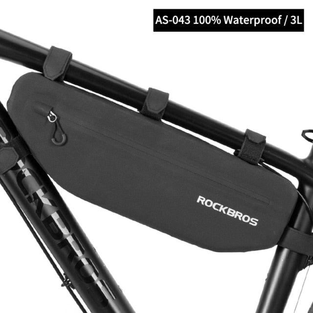 Cycling Bicycle Bags Top Tube Front Frame Bag Waterproof Road  Dirt-resistant Bike Accessories Bags  Bike Frame Bag Waterproof Bike Elegant Design Bag Bicycle Under Top Tube Bag Corner Pouch Storage Bag For Cycling Accessories
