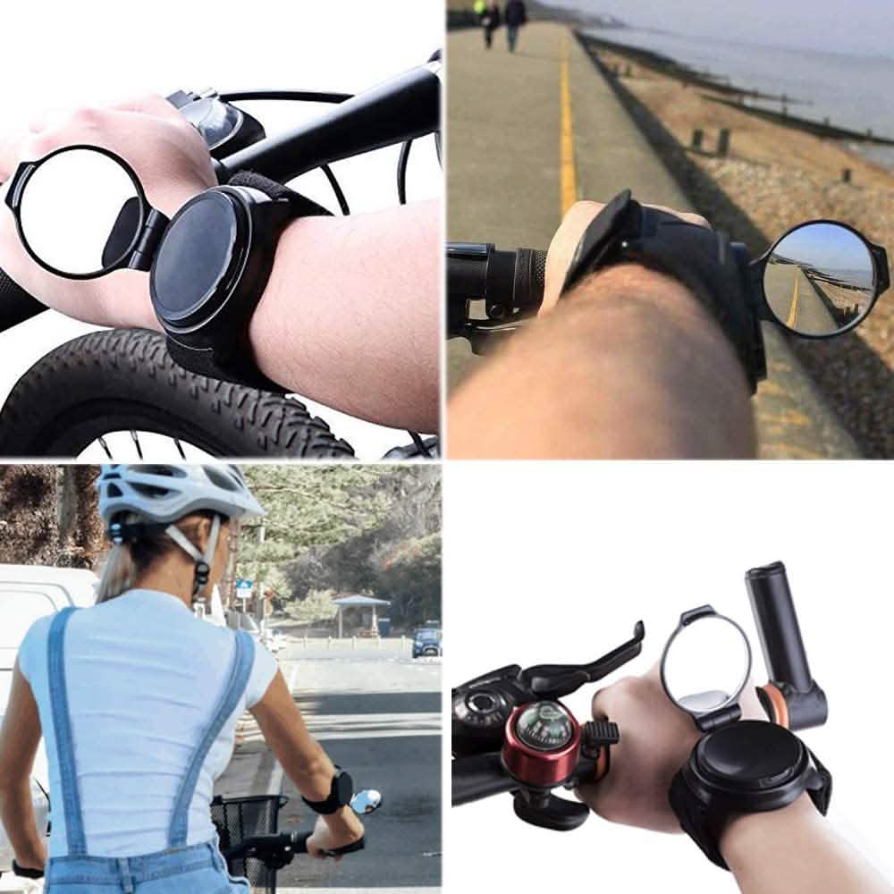 Cycling Wrist Band Rear View Mirror