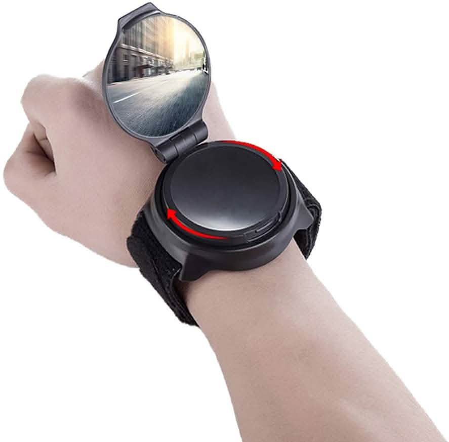 Cycling Wrist Band Rear View Mirror